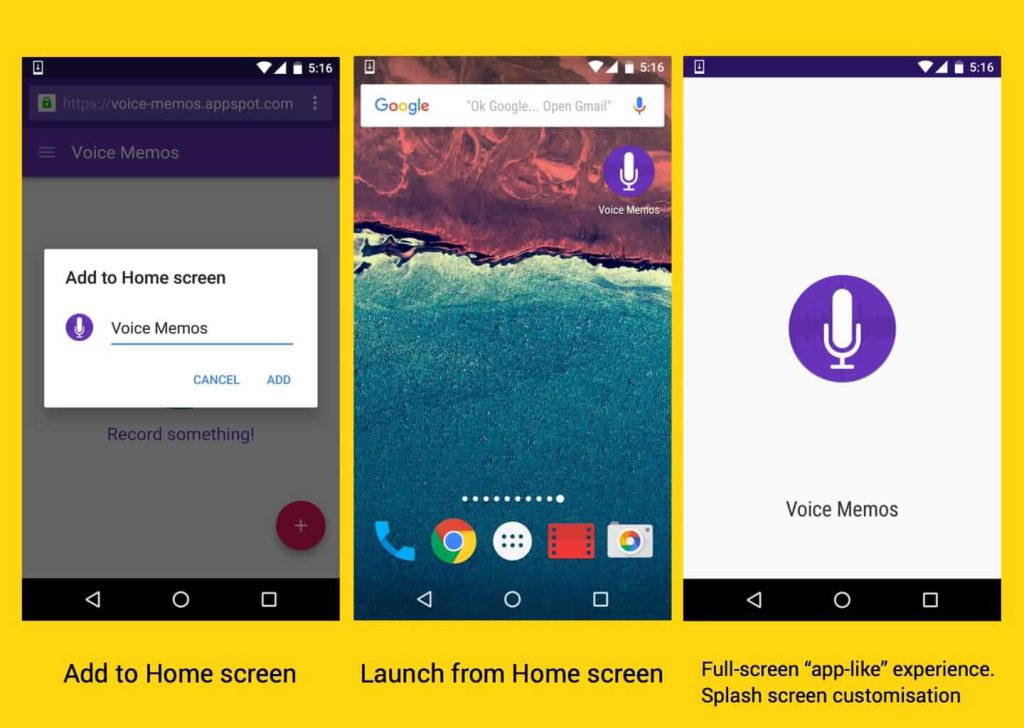 PWA Add to Home