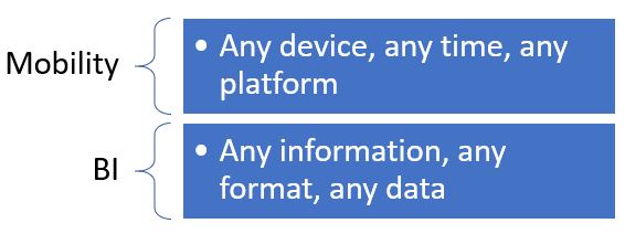 Mobility and BI