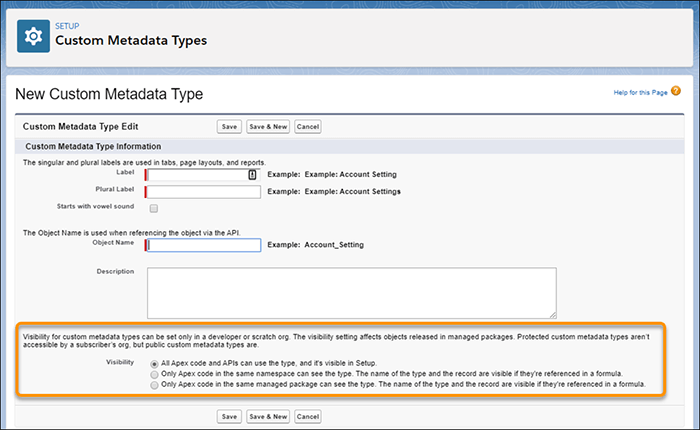 Protect Custom Metadata Types