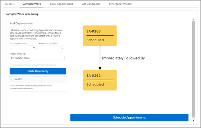 Schedule an Appointment That Immediately Follows Another