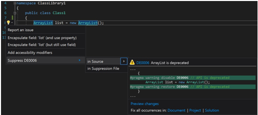 NET API analyzer