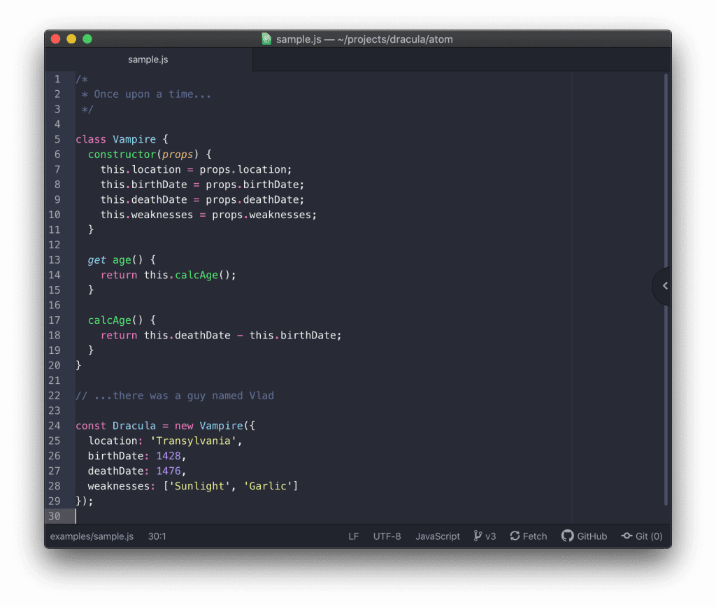 dracula-atom-syntax-theme