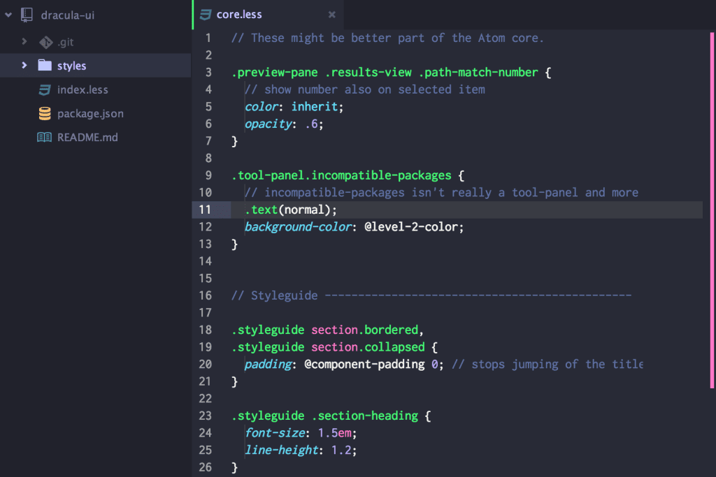 dracula-atom-ui-theme