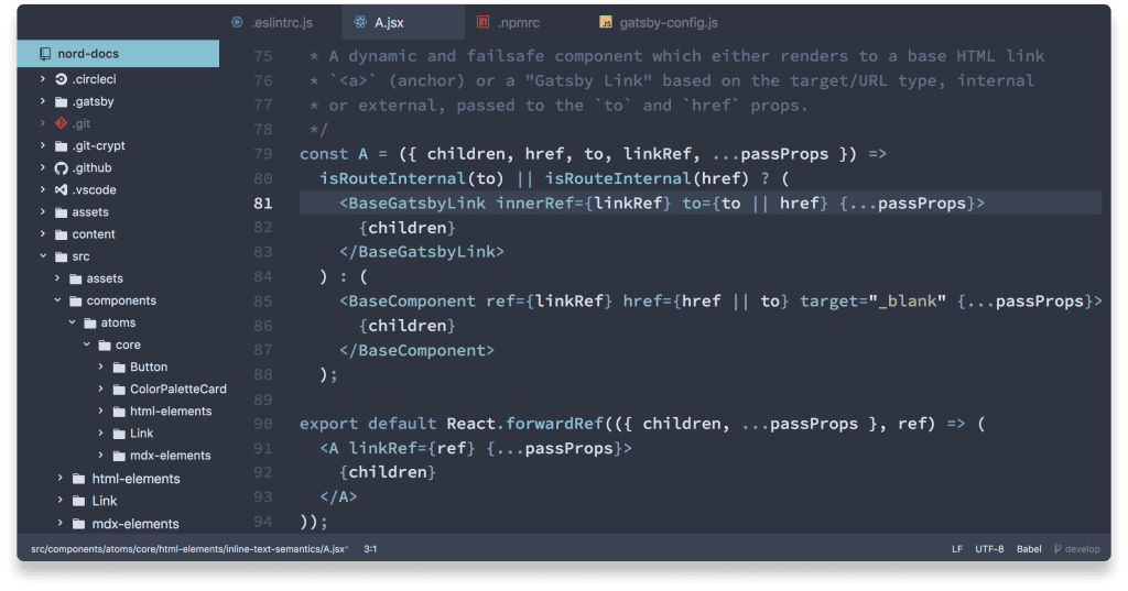 nord-atom-syntax