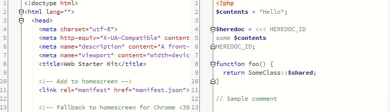 With only a few colors, ICLS offers an at-a-glance view of code with better visibility and readability. You can customize the color schemes of this theme and syntax style as per your choice. 