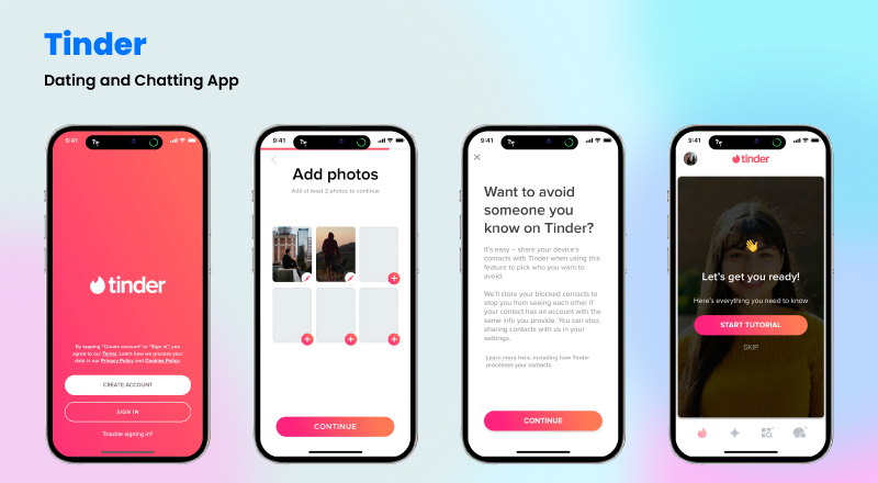 Tinder-app-ui/ux-design