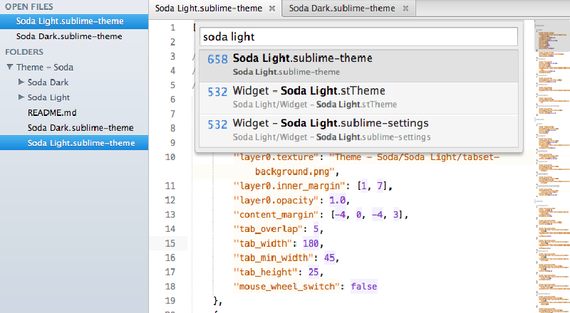 Soda-theme-for-sublime-text