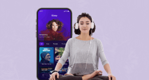 Audio-based Relaxation Mobile App for Mental Health Wellness Firm(case study image)