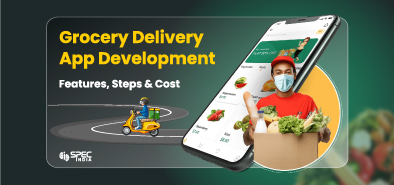 Grocery delivery app development feature image