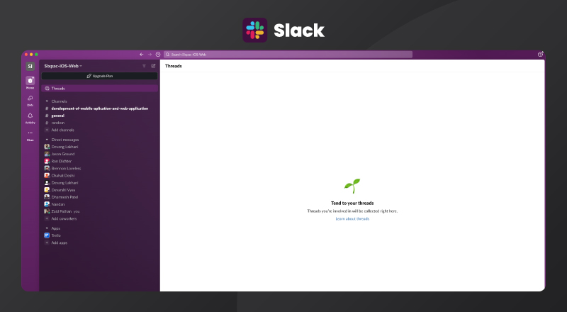 Slack app development