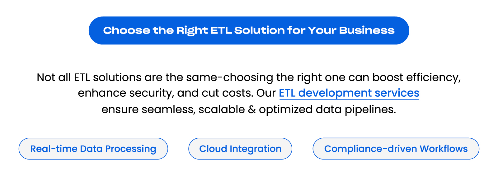ETL Development Services