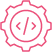 Code Generation and Assessment Icon