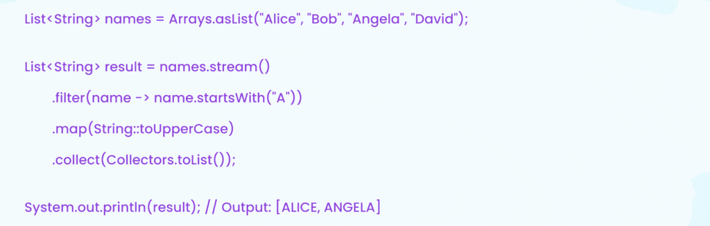 Stream in Java - Code 1