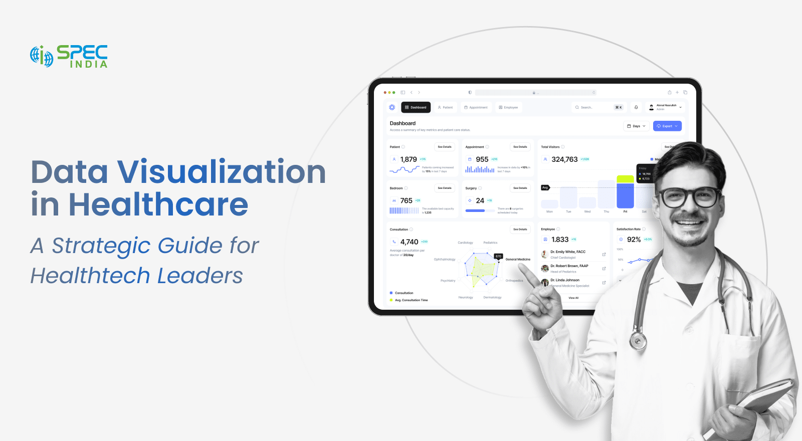 Data visualization in healthcare