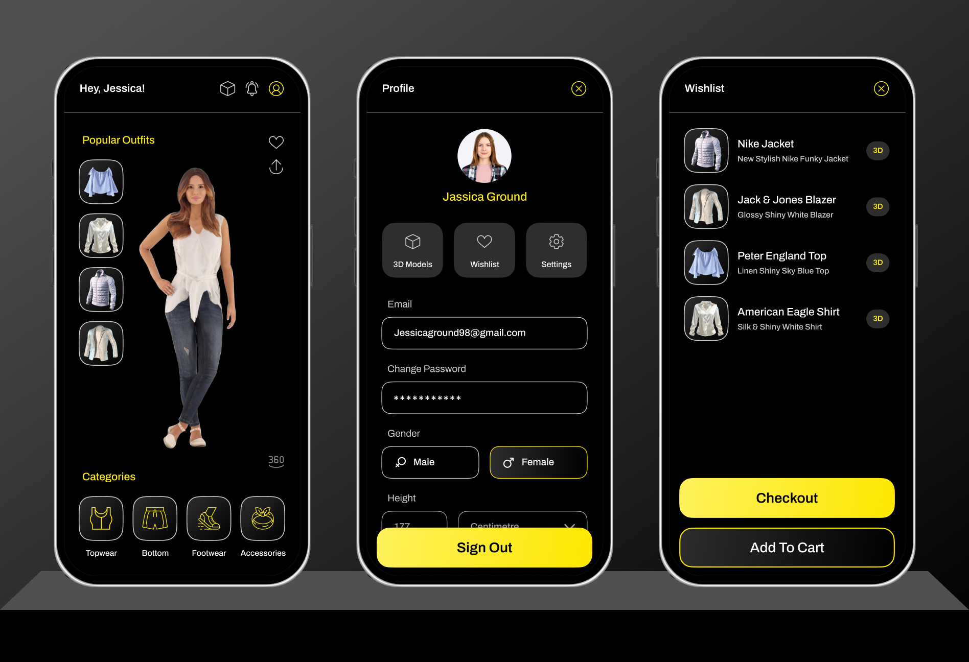 AI virtual Try-on App Screen - 3