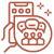 Social and Interactive Application Icon