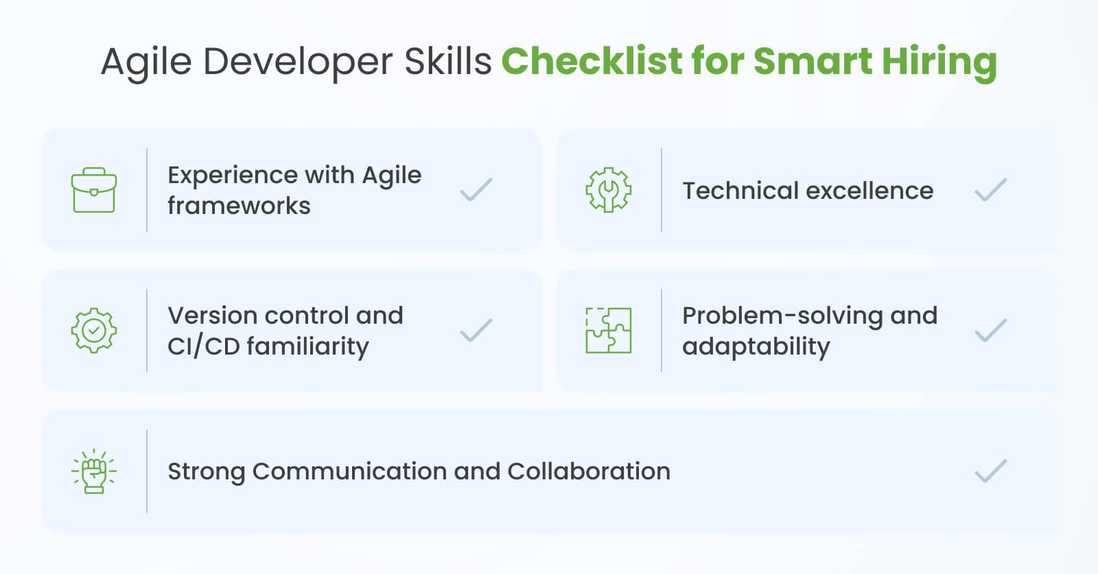 Key skills to look for in agile developers