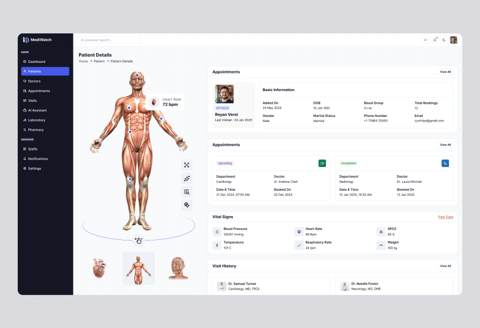AI-based Patient Detailed Records