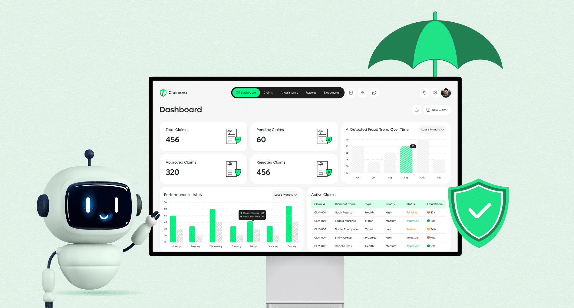 Developed an AI-Powered Claims Assistance Platform for Insurance