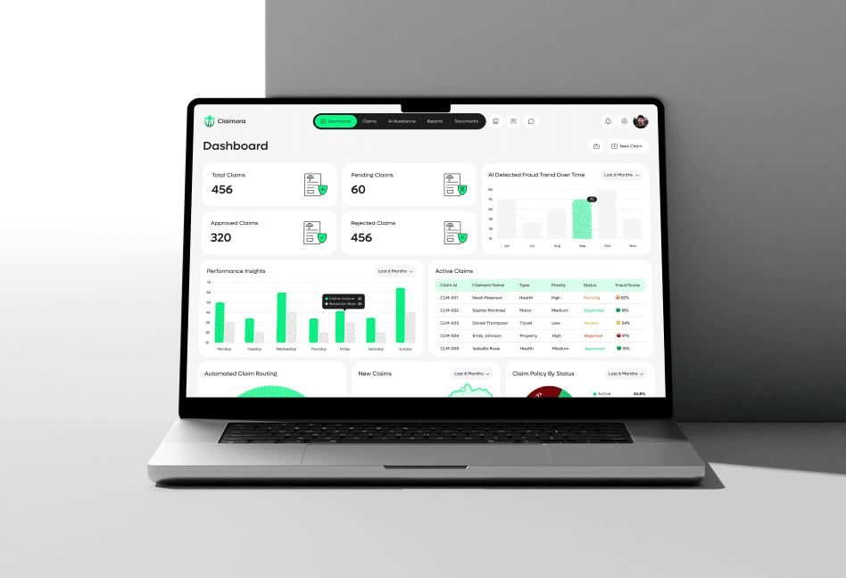 Result for AI-assistance Claims Portal