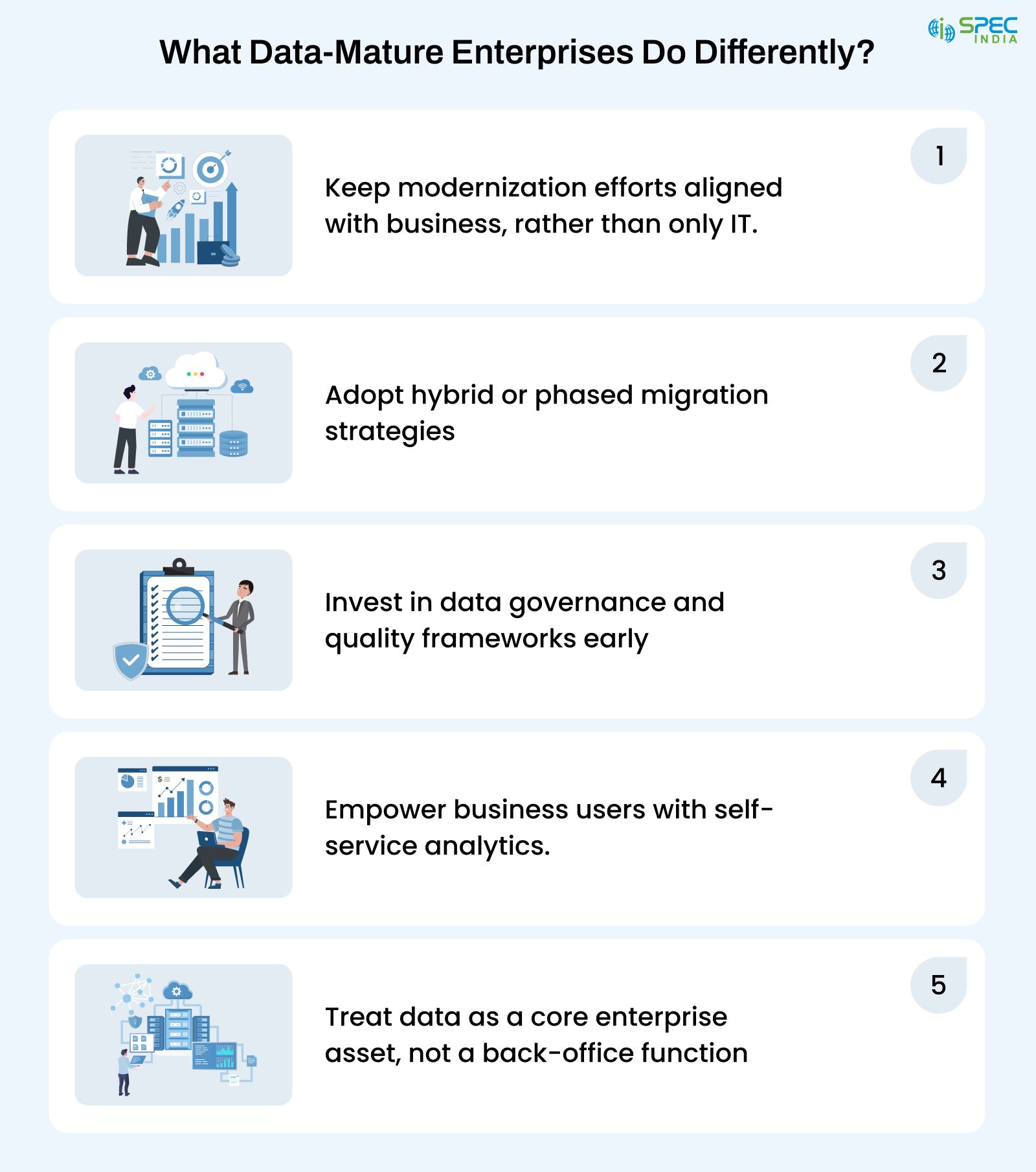 What Data-Mature Enterprises Do