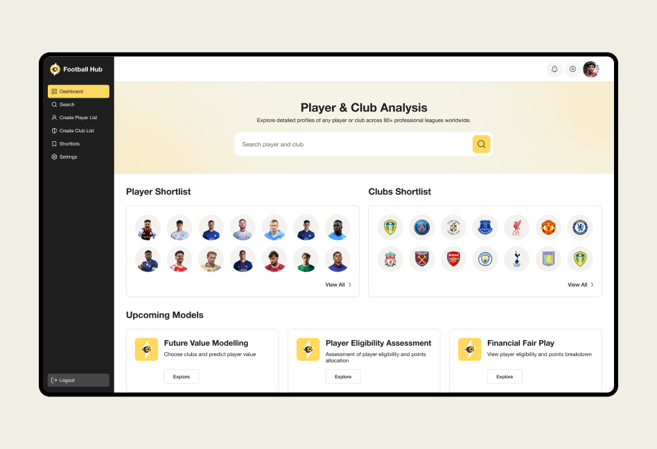 Building an AI-Powered Sports Web App for Clubs & Managers