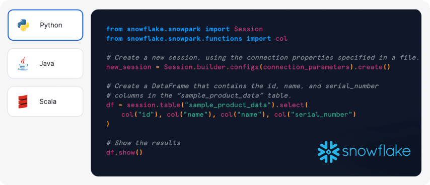 Languages and Frameworks