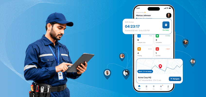 Field service management app - Case Study