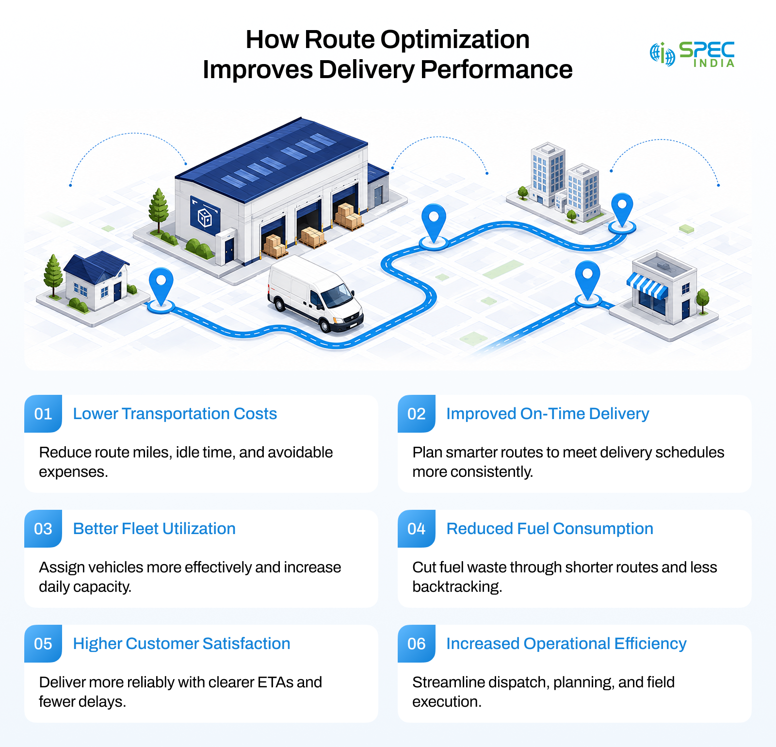How route optimization improve delivery performance